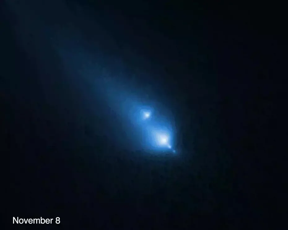 Hubble’dan nadir gözlem. Kuyruklu yıldızın son anları kaydedildi